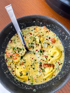 Creamy Tortellini Soup